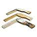 Buffalo Horn Folding Beard Comb Beard Brush Elegant Anti-Static Pocket Hair Brush
