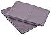 Amazon Brand – Pinzon 400 Thread Count Egyptian Cotton Sateen Hemstitch Pillow Cases - Set of 2, King, Pale Purple