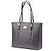Laptop Bag for Women Large Office Handbags Briefcase Fits Up to 15.6 inch (Updated Version)-Grey