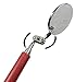 Bastex Telescoping Inspection Tool. Includes 2” Round Adjustable Mirror and Extends up to 33 Inches - Red
