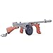 mankecheng Games Metal 1/6 Metal Thomson Tommy Gun Model Action Figure Arts Toys Collection Keychain Gift
