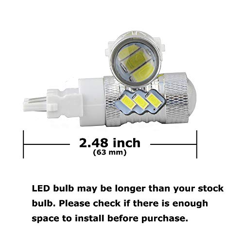 2PCS Aaron Pure White 3157 3156 3057 High Power 5730 33SMD LED Bulbs for Brake Tail Backup Reverse Lights