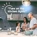 2 Pack Yeelight Smart Light Bulb，Dimmable and Tunable White，App & Voice controll Wi-Fi Smart Bulb，Alexa Compatible，no hub Bridge Switch Required，2700K-6500K A19 60W Equivalent Smart Home LED Bulbs