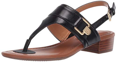 tommy hilfiger women's black sandals