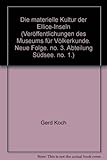 Front cover for the book Die Materielle Kultur der Ellice-Inseln by Gerd Koch