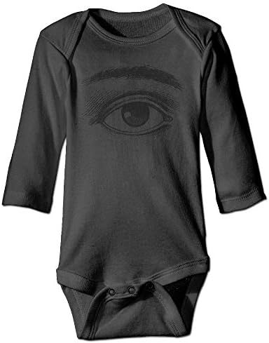 Zengjisheng Eyes Newborn Baby Rompers Baby Boys Girls Long Sleeve Jumpsuits