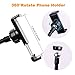 KINDEEP Cell Phone Holder Stand with Selfie Ring Light for Live Stream, Make up, Dimmable(3 Lighting Modes) LED Light (10-Level Brightness), Flexible Phone Holder Lazy Bracket for Phone (B07BTJ2MCP)