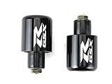 Motorcycle Bar Ends CNC Hand Grip Handlebar End Caps For SUZUKI GSXR Engraved GSXR600 GSXR600 GSXR750 GSXR1000 Hayabusa GSXR1300R Katana600/750 SV650/S SV1000S Bandit1200 SPB005 (BLACK)