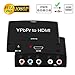 Component to HDMI Adapter YPbPr to HDMI Coverter + R/L, Bluesky Componet YPbPr to HDMI Converter Adapter Support 1080P Plug & Play