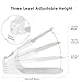 femor Shoe Slots Organizer, Adjustable Shoe Rack Shoe Organizer - Double Layer Stack - Space Saver Storage Rack Holder 10-Pack (9.8Inch，White)