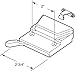 PRIME-LINE Truth TH 23056 Low Profile Casement Window Lock (Single Pack), White