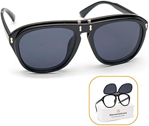 Designer Retro Vintage Fashion Aviator Flip Up Sunglasses UV400 Protection