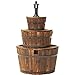 Kotulas 3-Tier Wooden Water Fountain with Pump