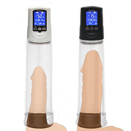 Keliay Effective Enlarge Vacuum Pump Male Extender Sex Delay Device Sucking Machine Tighten Massager Sex Toy (Black)