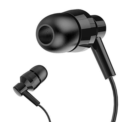 UBON GP-321 Champ Go Series Big Daddy Bass Wired in-Ear-Earphone with Mic (Black)