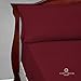 Cosy House Collection Premium Rayon Derived from Bamboo Bed Sheet Set - Cooling Blend - Deep Pocket, Ultra Soft & Breathable Bedding - 4 Piece Set (Queen, Burgundy)