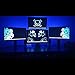 Excelvan 1M/3.3FT IP65 Waterproof Flexible Color Changing RGB SMD 5050 30 LEDs DC 5V Battery-powered LED Strip Light with Mini Controller