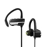 Vtin Bluetooth Earbuds Wireless Sweatproof Sports Headphones (Bluetooth 4.1, Secure Ear Hooks Design, Noise Cancelling and 6 Hours Play Time)