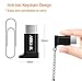 ARKTEK USB-C Adapter with Keychain - i OS Cable (Female) to USB Type C (Male) - Data Sync and Charging Adapter for Galaxy Note 9 Pixel 3 and More (Pack of 2, NOT for Earbud and Quick Charger)