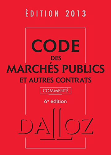 Code des marchés publics et autres contrats