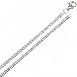 2mm .925 Sterling Silver Wheat Link Basket Rope Chain Necklace