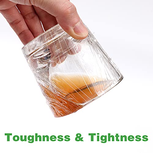 Compostable Cling Wrap with Slide Cutter 197 Square Foot Roll Saran