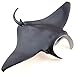 Papo - Hand-Painted - Figurine - Marine Life - Manta Ray Figure-56006 - Collectible - for Children - Suitable for Boys and Girls - from 3 Years Old
