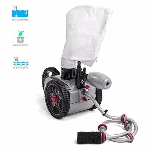 XtremepowerUS Pressure Side Pool Cleaner Swimming Pool Water Bot Floor