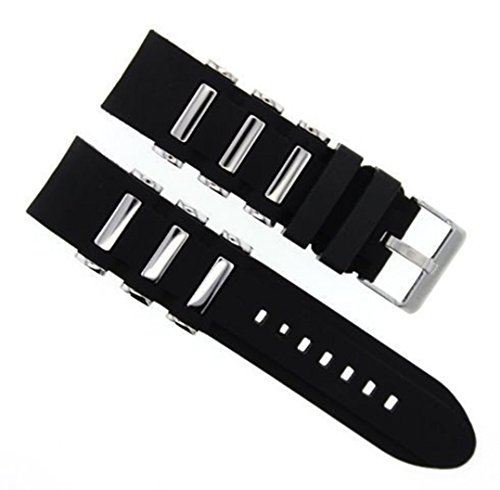 26 MM Silicone Rubber Diver Band Strap for Invicta Excursion 18202 Black #21R