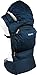 Mo+m Ergonomic Baby Carrier (Navy Blue) - Soft Structured Sling w/ Mesh Cooling Vent, Hood & Pockets