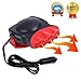 Portable Car Heater, Car Defroster Defogger, Heating Cooling Fan, 30 Seconds Fast Heating, Auto Ceramic Heater Windshield Defroster that Plugs Into Cigarette Lighter 12V 150W 3-Outlet