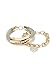 GUESS Factory Women's Gold-Tone Mesh ID Bracelet, NS