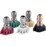 NorthStar 5-Pack Pressure Washer Quick Couple Nozzle Set - 2.0 Size, Model# N105188P