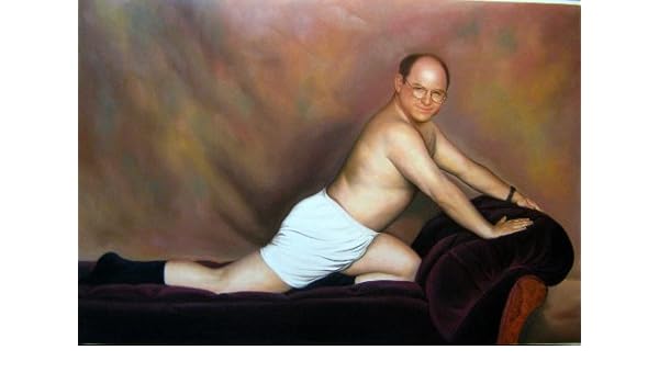 24x36 George Costanza Seinfeld Real Oil Painting On Canvas