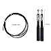 KETIA Speed Jump Rope- Rope Skipping for Lower-Limb Traning and Strengthen Cardiopulmonary Function,Wear-Resistant Sleeve and Free Accessories, Premium Quality 100% Life Time Guarantee