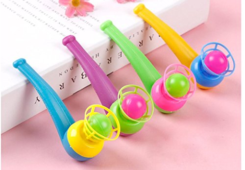 Dartphew Toys,Dartphew 1Pcs Fashion Blow Pipe & Balls - Great Gift for Kids Baby Children Boys Girls,for Safe & Fun blowing Play to Control the Power of Breathing(Color and Style: Random)