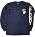 NYC FACTORY FDNY Long Sleeve Officially Licensed Keep Back 200 Feet T-Shirt Navy Large