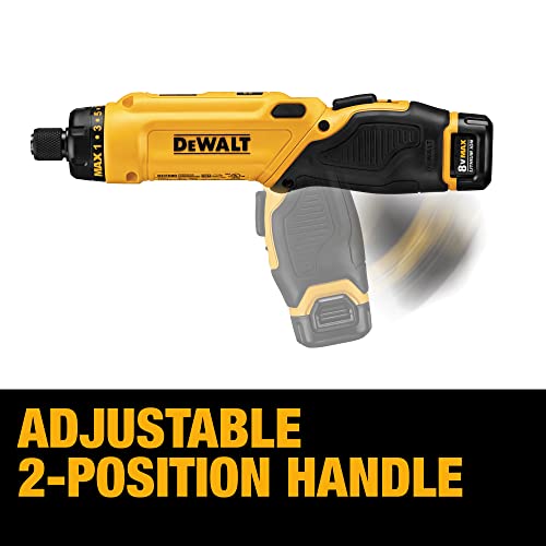 DEWALT 8V MAX Gyroscopic Cordless Screwdriver 1Battery Kit, Electric