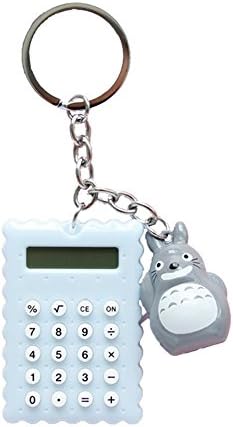 Portable Cute Digital Electronic Mini Calculator Scientific Calculator With Keychain Random Color Delivered