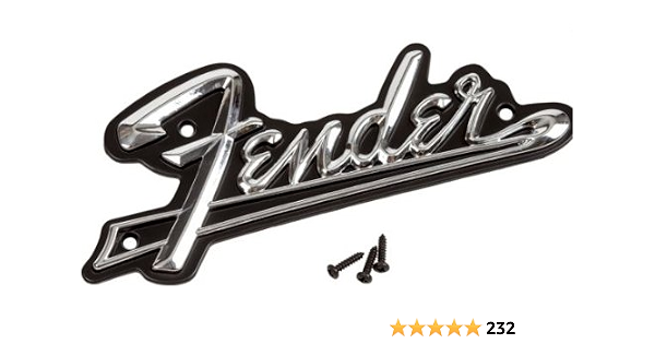 Logotipo del amplificador Fender Blackface : Instrumentos Musicales -  Amazon.com