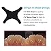 LyncMed Dental Contrasters Intraoral Photographic Black Background Board, Autoclavable & Bendable Rubber Palette Latex-Free (Pack of 4)