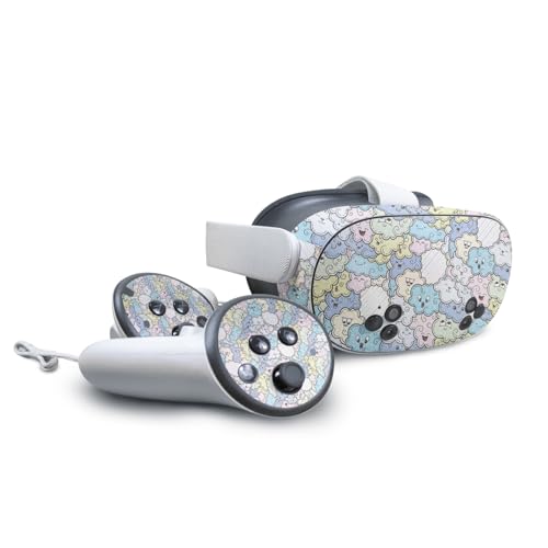 Glossy Glitter VR Skin Compatible with Meta Quest 3S - Cloud Pals - Premium 3M…