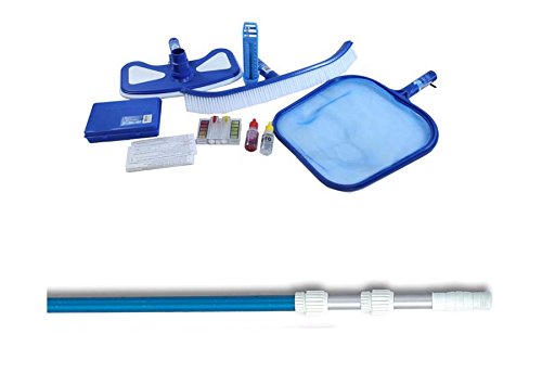 Hydrotools 8610 Premium Swimming Pool Maintenance Kit w/ 5'-15' Telescopic Pole