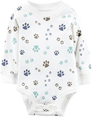 Carter's Baby Boys' Paw Print Bodysuit (Baby)