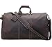 Polare 23'' Classic Full Grain Leather Travel Duffel Weekender Bag Overnight Duffle Bag For Men