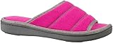 ISOTONER Women's Microterry Suzie Slide with Lurex Trim