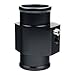 Dewhel Aluminum Black Water Temp Meter Temperature Gauge Joint Pipe Radiator Sensor Adaptor Clamps 26mm