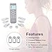 Naipo TENS and EMS Unit Electronic Pulse Massager Muscle Stimulator, FDA, Dual Channel,6 Massage Modes and 24 Experien, 20 Intensity Levels for Pain Relief Therapy with 10 Pads, LCD Screen, 3 AAA BAT