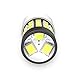 Alla Lighting 39-SMD T20 7443 7440 W21W LED Bulbs High Power 2835 Chipsets Xtremely Super Bright 6000K Xenon White LED Light Bulbs Replacement