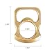 Edcfans Multi Function Solid Brass Bottle Opener Outdoor Pocket KeyChain EDC Tool Easy Use Cap Opener